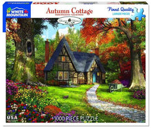 Load image into Gallery viewer, &quot;Autumn Cottage&quot; puzzle by White Mountain
