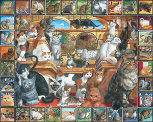 "The World of Cats" puzzle by White Mountain