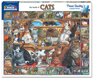 "The World of Cats" puzzle by White Mountain