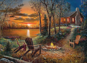 "Fireside" puzzle by Cobble Hill