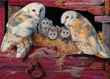 Load image into Gallery viewer, &quot;Barn Owls&quot; puzzle by Cobble Hill
