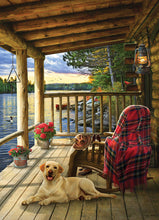 Load image into Gallery viewer, &quot;Cabin Porch&quot; puzzle by Cobble Hill
