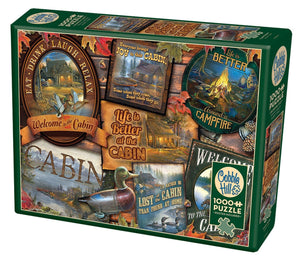 "Cabin Signs" puzzle by Cobble Hill
