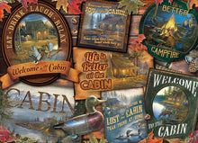 Load image into Gallery viewer, &quot;Cabin Signs&quot; puzzle by Cobble Hill
