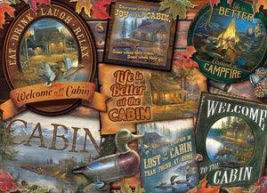 "Cabin Signs" puzzle by Cobble Hill