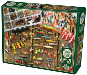 "Fishing Lures" puzzle by Cobble Hill