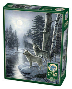 "Wolves by Moonlight" puzzle by Cobble Hill
