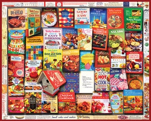 Betty Crocker "Cookbooks" puzzle by White Mountain