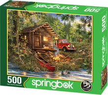 Load image into Gallery viewer, &quot;Cozy Cabin Life&quot; puzzle by Springbok
