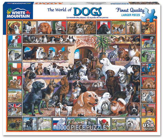 "The World of Dogs" puzzle by White Mountain