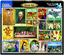 Load image into Gallery viewer, &quot;Great Art&quot; puzzle by White Mountain
