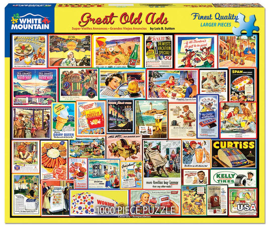 "Great Old Ads" puzzle by White Mountain