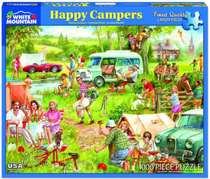 "Happy Campers" puzzle by White Mountain