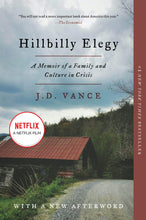Load image into Gallery viewer, &quot;Hillbilly Elegy&quot; by J.D. Vance
