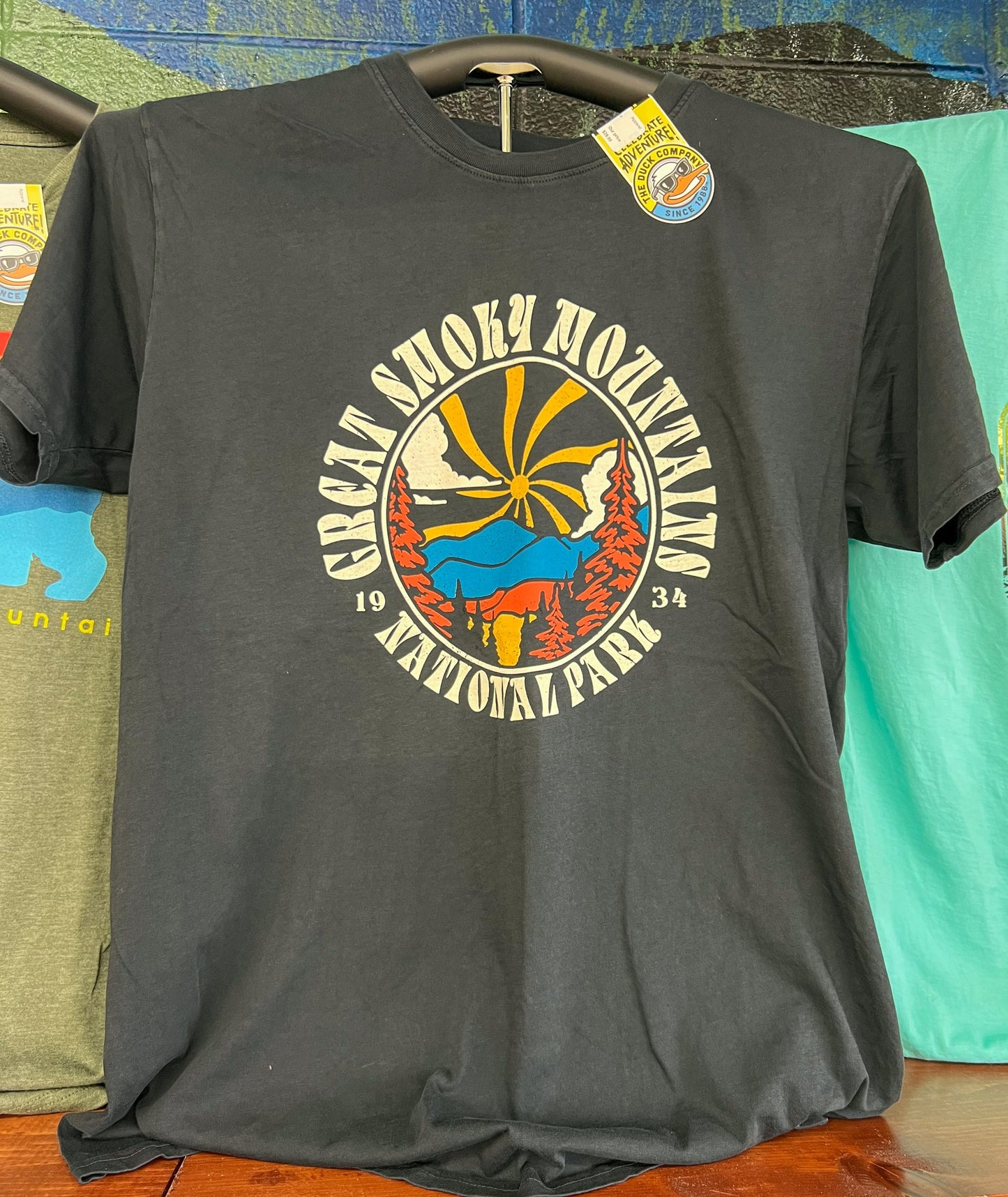 "Great Smoky Mountains National Park 1934" T-Shirt by Duck Co