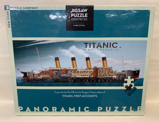 "Titanic First Accounts" puzzle by New York Puzzle Company