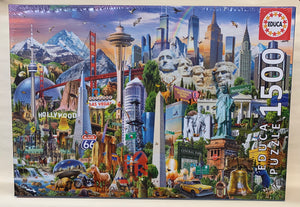 "North America Landmarks" puzzle by Educa