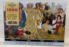 Load image into Gallery viewer, &quot;A Brief History of Art&quot; puzzle by The Unemployed Philosophers Guild
