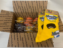 Load image into Gallery viewer, 2 Pairs of MoonPie socks plus 24 Mini MoonPies, You Choose Assortment
