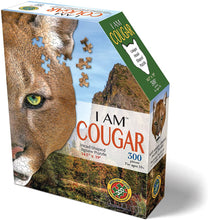 Load image into Gallery viewer, &quot;I Am Cougar&quot; puzzle by Madd Capp
