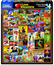 Load image into Gallery viewer, &quot;I Love Chocolate&quot; puzzle by White Mountain
