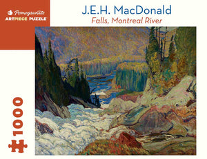 "Falls, Montreal River" puzzle by Pomegranate