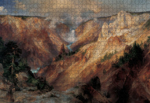 "The Grand Canyon of the Yellowstone" puzzle by Pomegranate