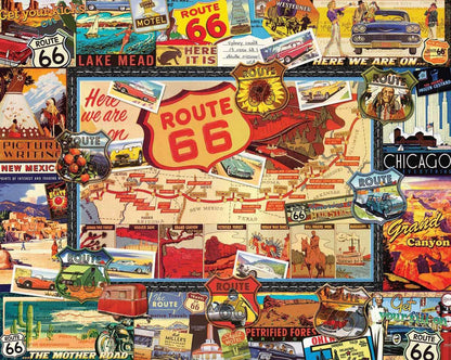 "Route 66" puzzle by White Mountain