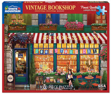 Load image into Gallery viewer, &quot;Vintage Bookshop&quot; puzzle by White Mountain
