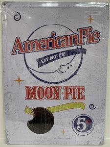"American Pie" Tin Sign