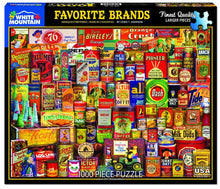 Load image into Gallery viewer, &quot;Favorite Brands&quot; puzzle by White Mountain
