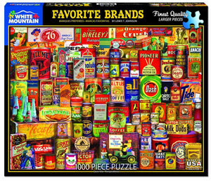 "Favorite Brands" puzzle by White Mountain