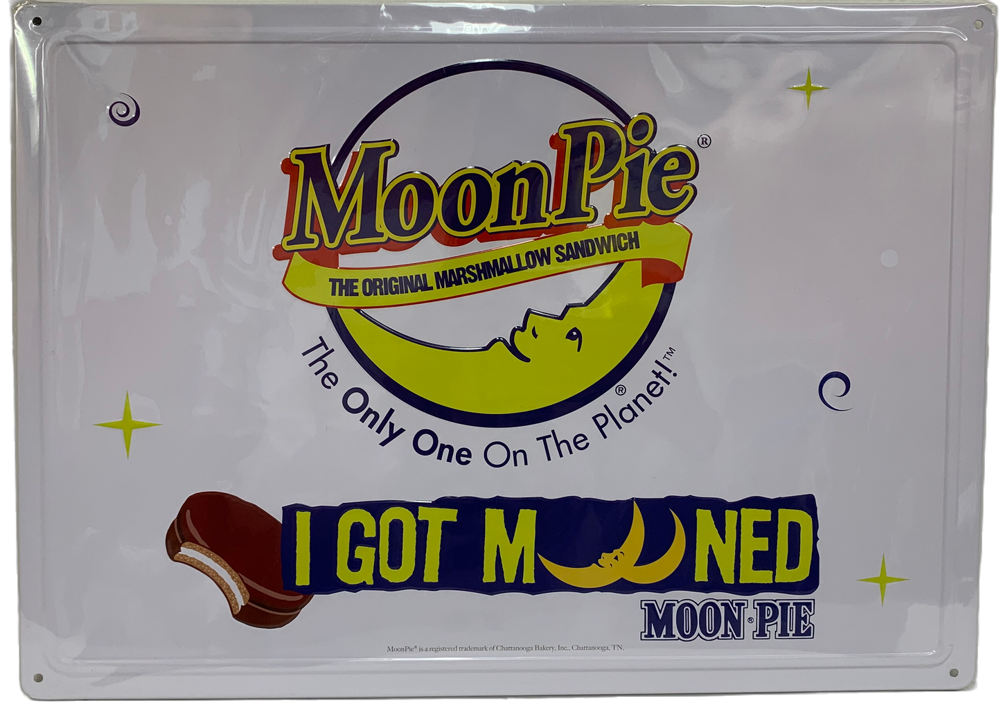 "I Got Mooned" Tin Sign