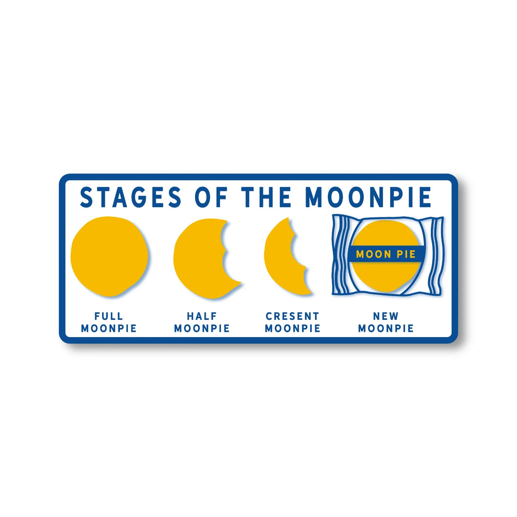 Stages of the MoonPie Sticker