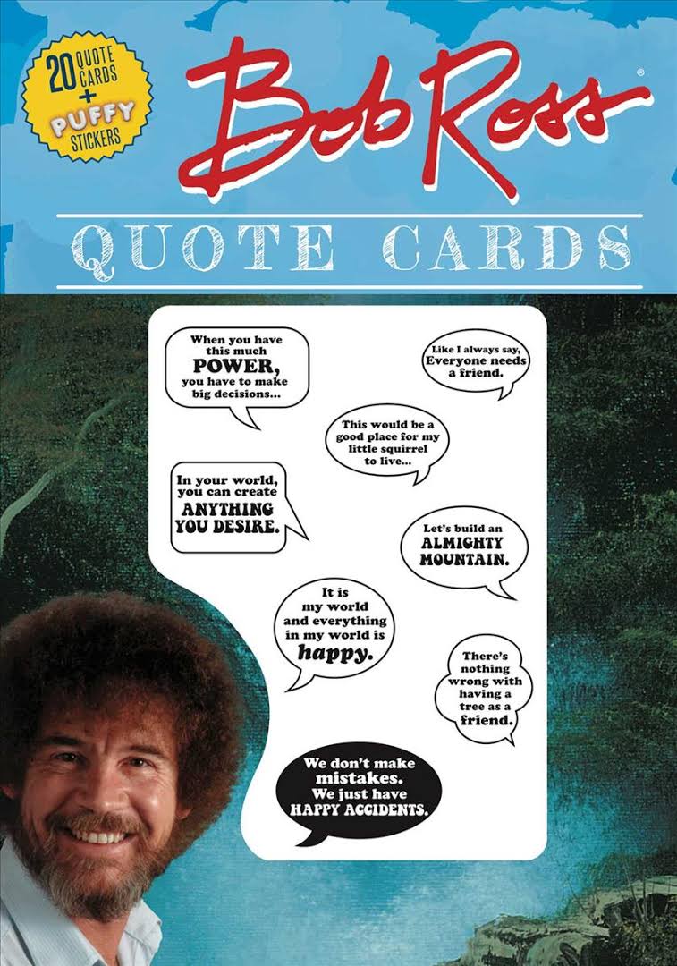 Bob Ross Quote Cards