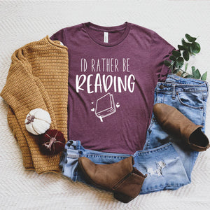 I'd rather be reading T-Shirt by Piper + Ivy