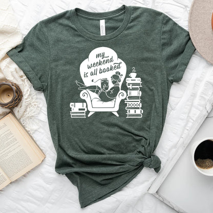 My weekend booked T-Shirt by Piper + Ivy